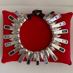 NWT! UNO de 50 Bracelet "Nightbird" PUL1892; 7.5".